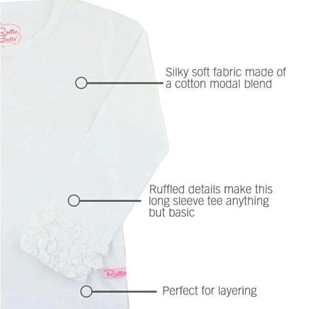 Ruffle Butts Long Sleeve Tee - Picture 9 of 9